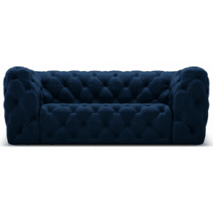 Iggy 2-personers sofa i velour B180 cm - Blå