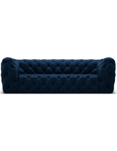 Iggy 3-personers sofa i velour B230 cm - Blå