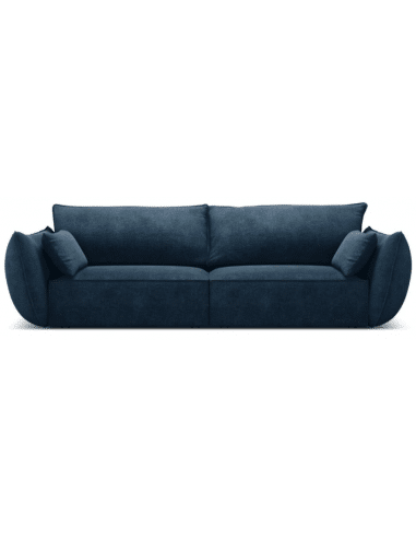 Kaelle 3-personers sofa i chenille B208 cm - Blå