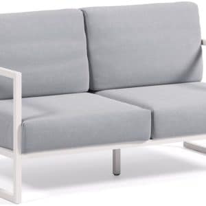 Comova, 2-personers sofa, moderne, nordisk, metal by Laforma (H: 85 cm. x B: 152 cm. x L: 85 cm., Blå)