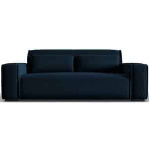 Lina 3-personers sofa i velour B192 cm - Blå