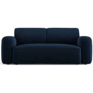 Greta 2-personers sofa i velour B170 x D95 cm - Blå