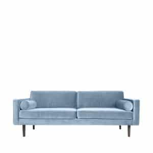 BROSTE COPENHAGEN Wind sofa - blå polyester