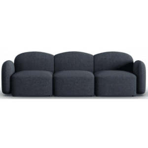 Blair 3-personers sofa i chenille B272 x D87 cm - Blå melange