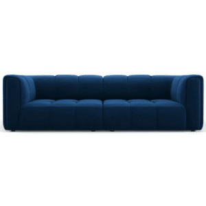 Serena 3-personers sofa i velour B226 x D96 cm - Blå