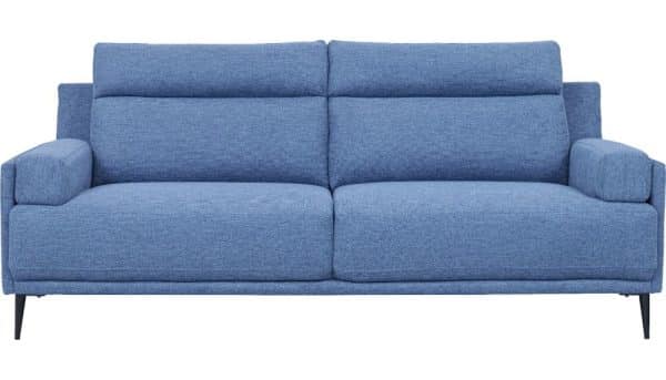 Amsterdam, 3-personers sofa, Stof by Raymond & Hallmark (H: 86 cm. x L: 209 cm. x D: 89 cm., Blå)