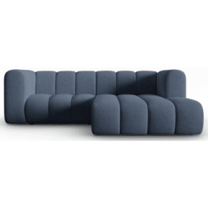 Lupine højrevendt chaiselong sofa i chenille B228 x D175 cm - Blå