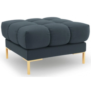 Mamaia puf til sofa i polyester 60 x 60 cm - Guld/Blå