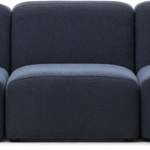 Neom, 3-personers sofa, blå, H78x263x89 cm, pu-skum, fyrretræ