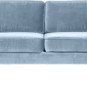 Wind, Sofa, blå, H74x88x200 cm