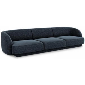 Miley 3-personers sofa i chenille B259 x D85 cm - Blå