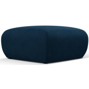 Molino puf til sofa i polyester B75 x D75 cm - Blå
