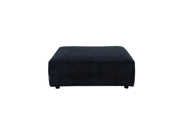 ZUIVER Hunter Sofa Element 1,5-personers, u. ryg - navy fløjl og plast