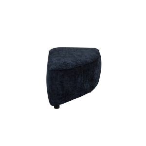 ZUIVER Hunter Sofa element Pie Puf, Højre - navy fløjl og plast