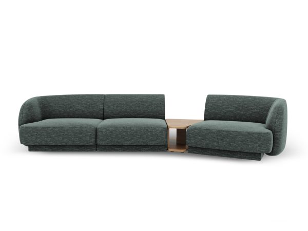 MICADONI Højre modulsofa, "Miley", 3 sæder, 300x118x70