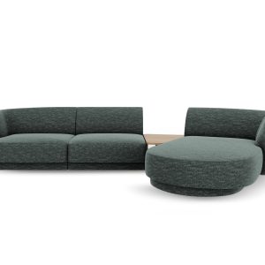 MICADONI Højre modulsofa, "Miley", 3 sæder, 300x145x70