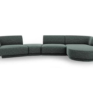 MICADONI Højre modulsofa, "Miley", 4 sæder, 320x132x70