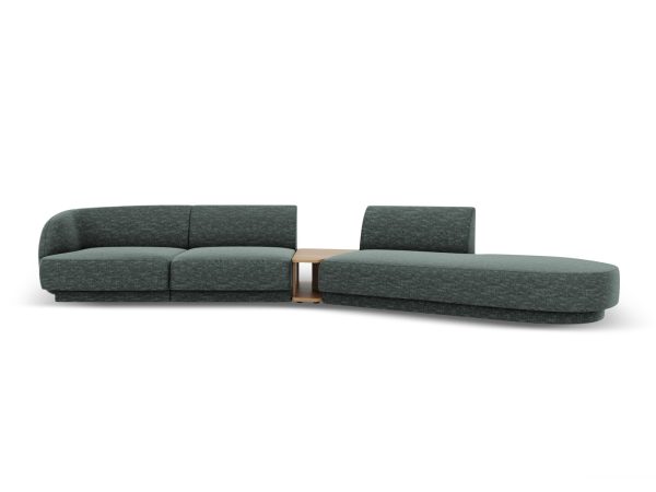 MICADONI Højre modulsofa, "Miley", 4 sæder, 360x167x70