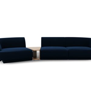 MICADONI Velvet Left Modular Sofa, "Miley", 3 sæder, 300x118x70