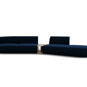 MICADONI Velvet Right Modular Sofa, "Miley", 4 sæder, 360x167x70