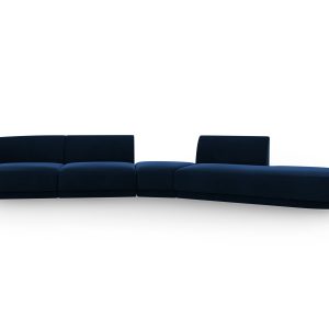 MICADONI Velvet Right Modular Sofa, "Miley", 5 sæder, 372x160x70