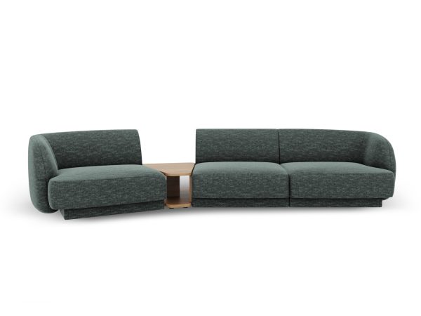MICADONI Venstre modulsofa, "Miley", 3 sæder, 300x118x70