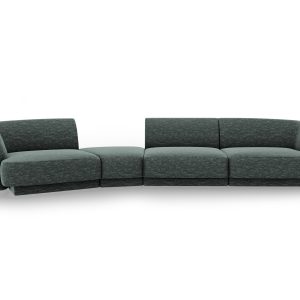MICADONI Venstre modulsofa, "Miley", 4 sæder, 320x128x70