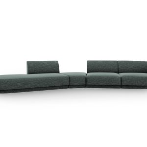 MICADONI Venstre modulsofa, "Miley", 5 sæder, 372x160x70