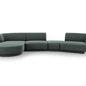 MICADONI Venstre modulsofa, "Miley", 4 sæder, 320x132x70