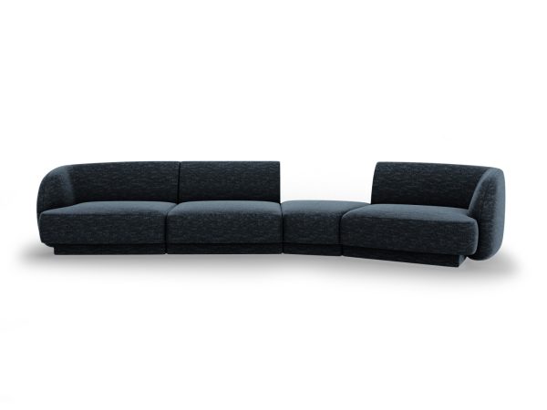 MICADONI Højre modulsofa, "Miley", 4 sæder, 320x128x70