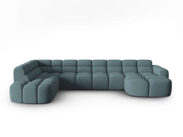 MICADONI Panoramisk venstre hjørnesofa, "Lisa", 7 sæder, 387x234x77