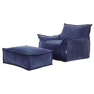 NORDVÄRK Notre Sæt - Indigo 1-sæders sofa
