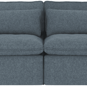 3-personers sofa Rowico Rawlins Maxi mellemblå Bobby polyester 259 cm bred