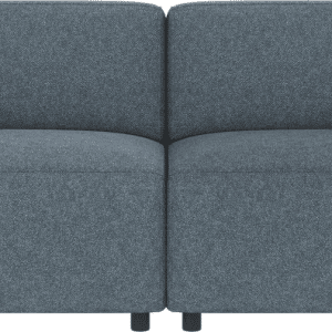3-personers sofa Rowico Willard mellemblå Bobby polyester FSCÂ®-mix modulopbygget skandinavisk design