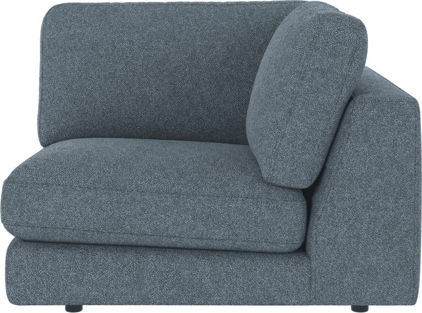 Hjørnemodul Rowico Duncan modulsofa Bobby mellemblå - 103x103 cm koldskum Nozag FSC-mix