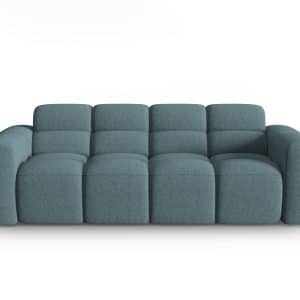 MICADONI Lisa 3 pers. sofa - lyseblå struktur stof