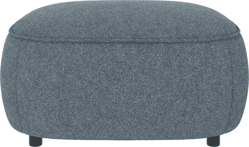 Puf til sofa Rowico Norris Ø89 x H43 cm mellemblå Bobby 15