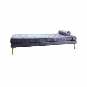 Bonham Daybed Blue Steel/Brass