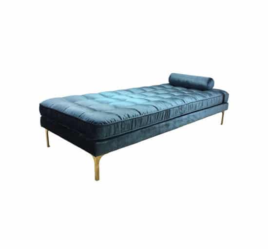 Bonham Daybed Indigo/Brass