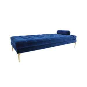 Bonham Daybed Midnight Blue/Brass