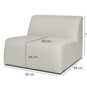 Boston | 1 seater | midtmodul | loungestol