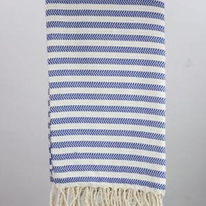 Hamam Single stripe blå - 100 * 180 cm