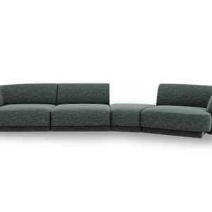 MICADONI Miley 4 pers. modulær sofa, højre - petrol chenille